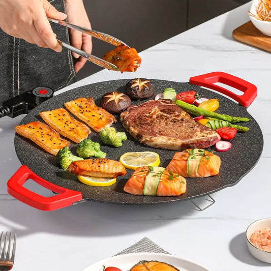 Non-Stick Electric Grill - Stone Pan